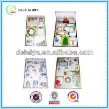 Promotional christmas self-adhesive cartoon sticker book for kids